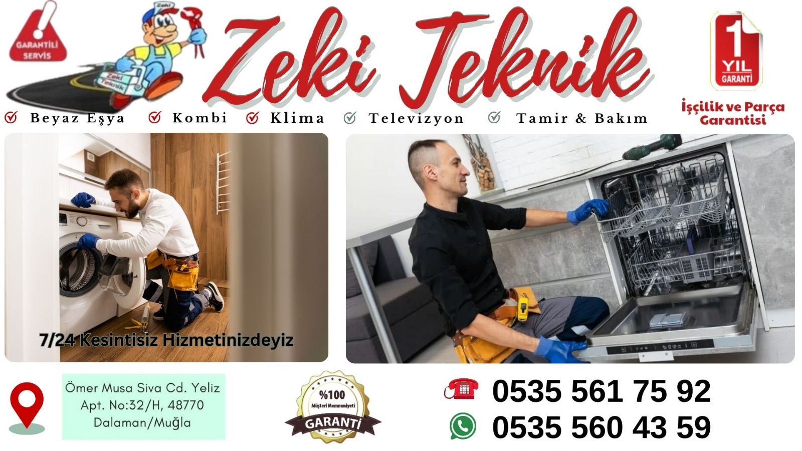 Dalaman Beyaz Eşya Servisi